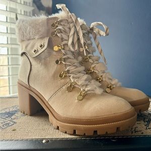 Jellypop Mission Fur Hiker Boots, Size 6. VGUC